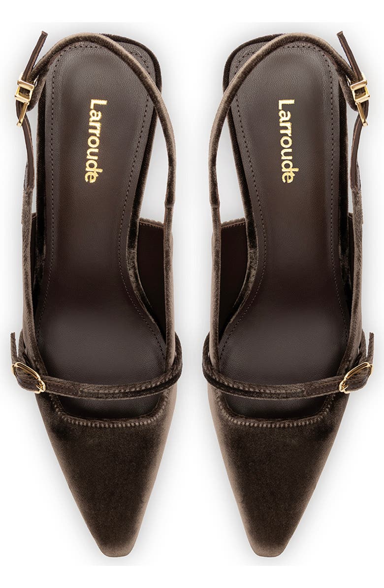 Larroudé Ines Pump, Alternate, color, Expresso