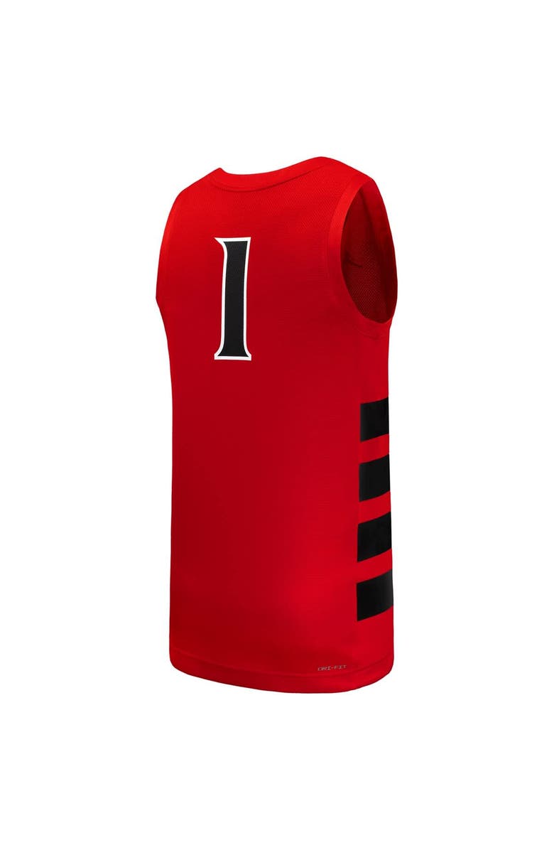 Nike Men's Nike #1 Red Cincinnati Bearcats Replica Basketball Jersey, Alternate, color, Red