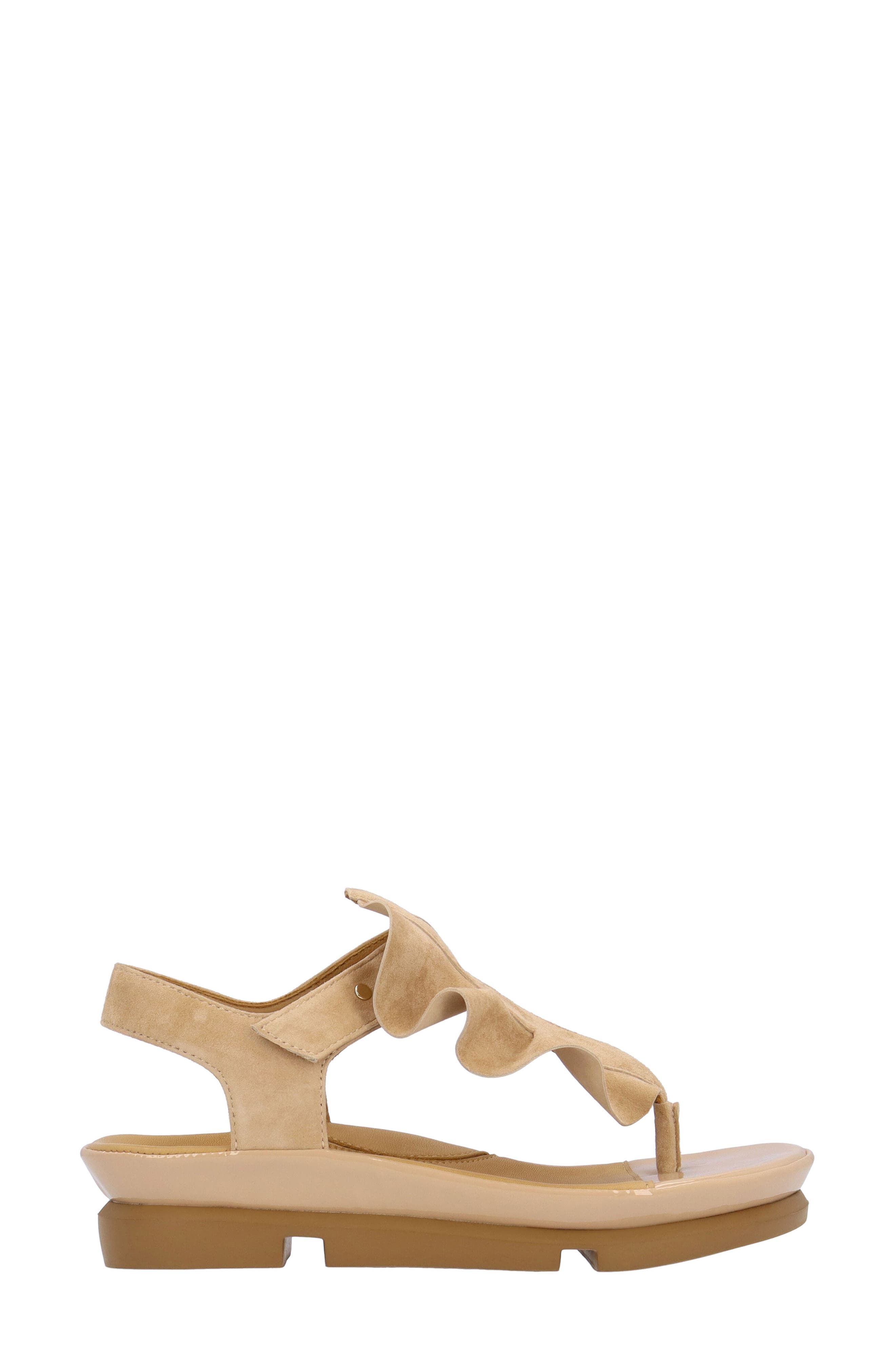 L'Amour des Pieds Vendala Ankle Strap Sandal, Alternate, color, Beige