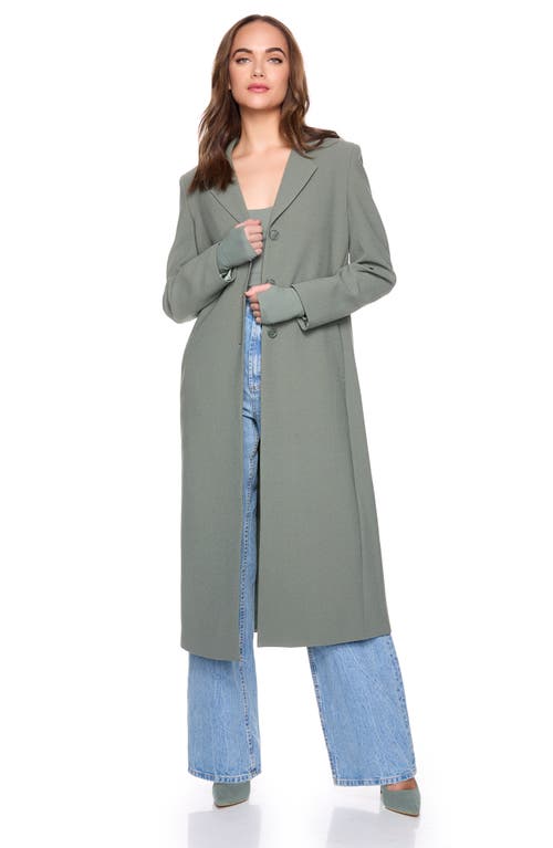 Susana Monaco Pebble Midi Blazer In Green