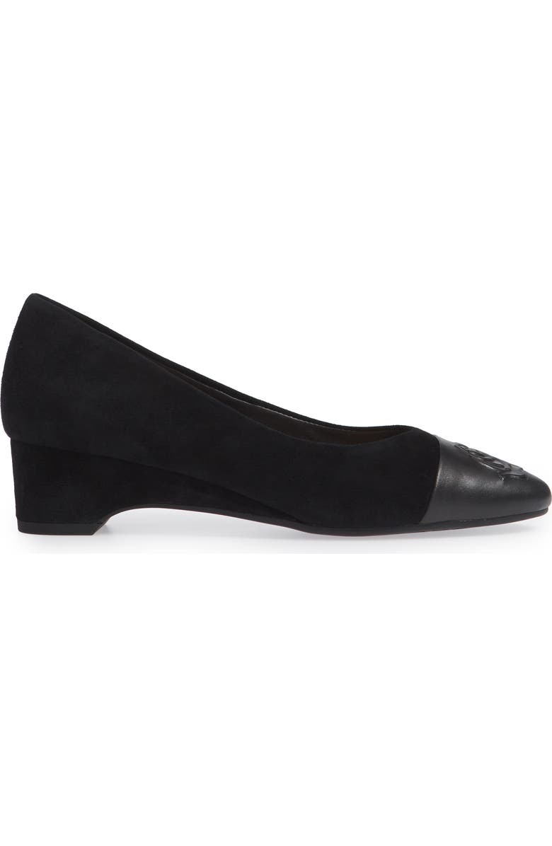 Taryn Rose Babe Cap Toe Pump, Alternate, color,