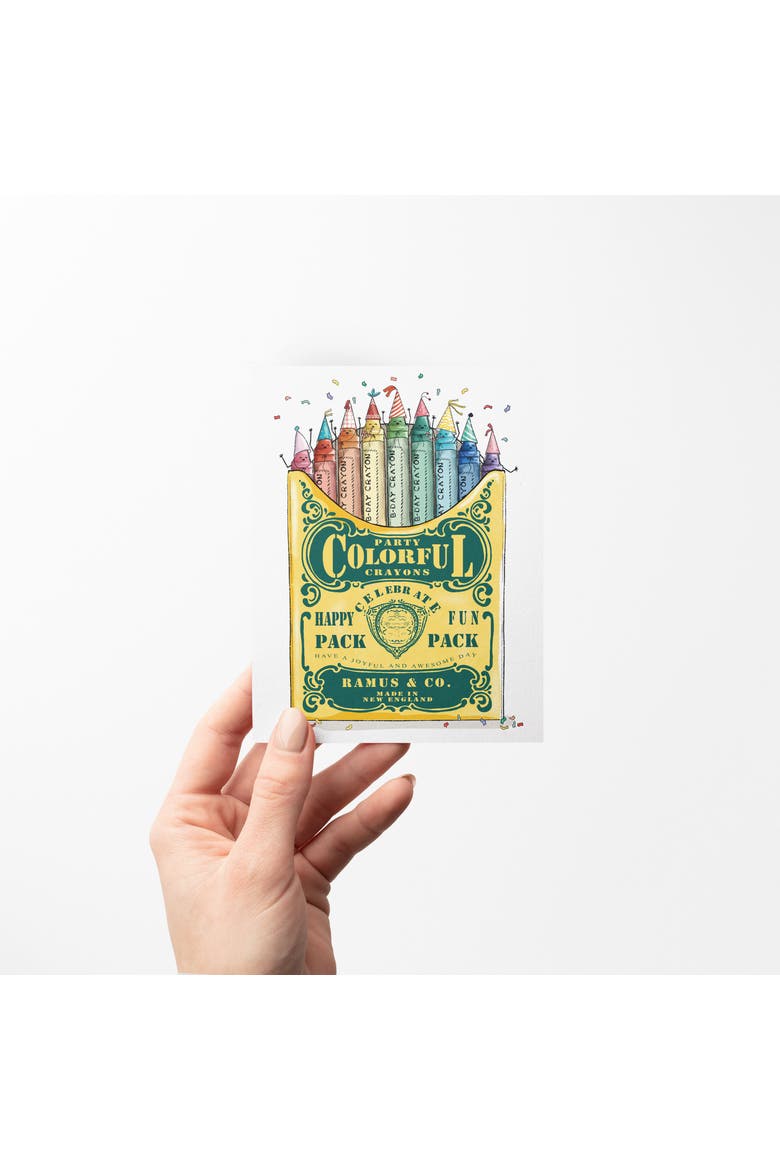 Baby Greeting Card Pack (3ct) "Party Crayons, Licensed Cutie, Oh the Joys", Alternate, color, Multi-Pack