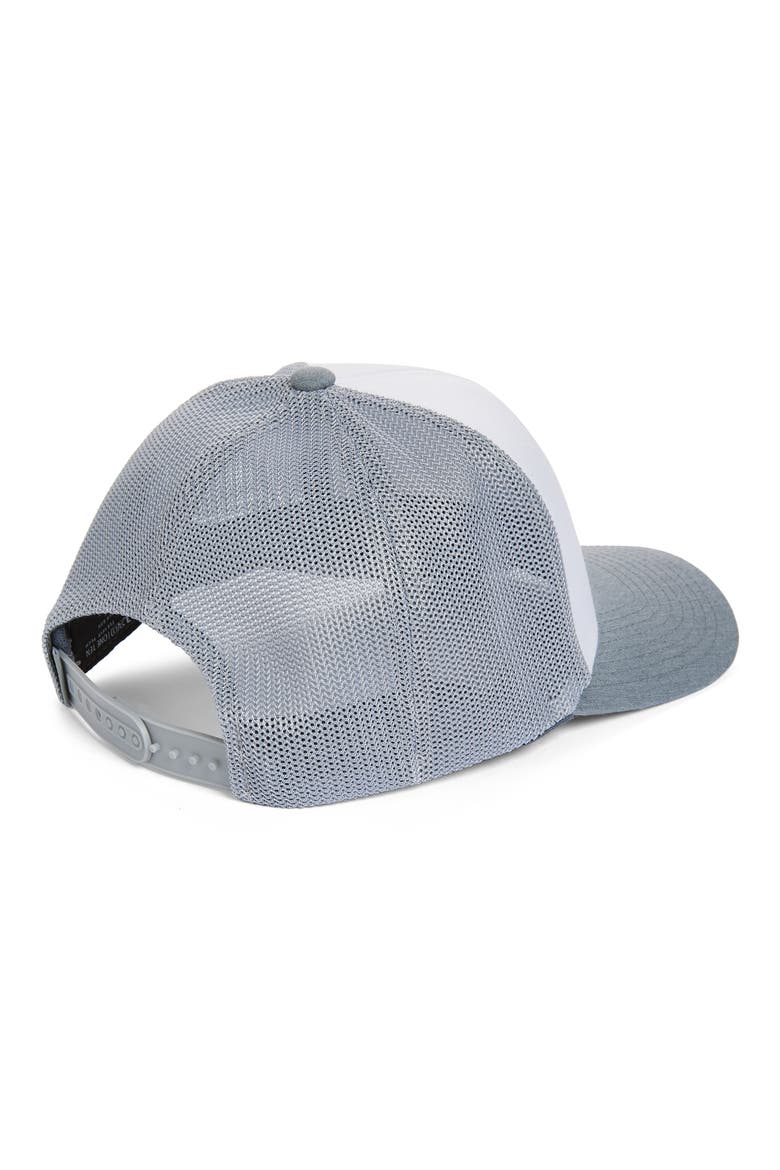 Going in Circles Mesh Panel Hat, Alternate, color, WHITE