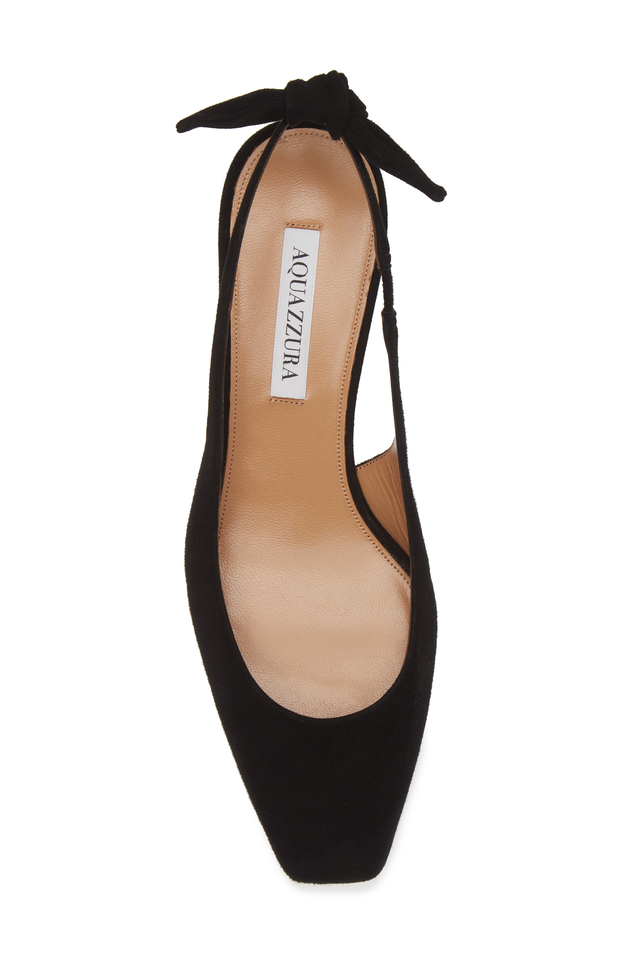Aquazzura Very Bow Tie Slingback Pump, Alternate, color, 