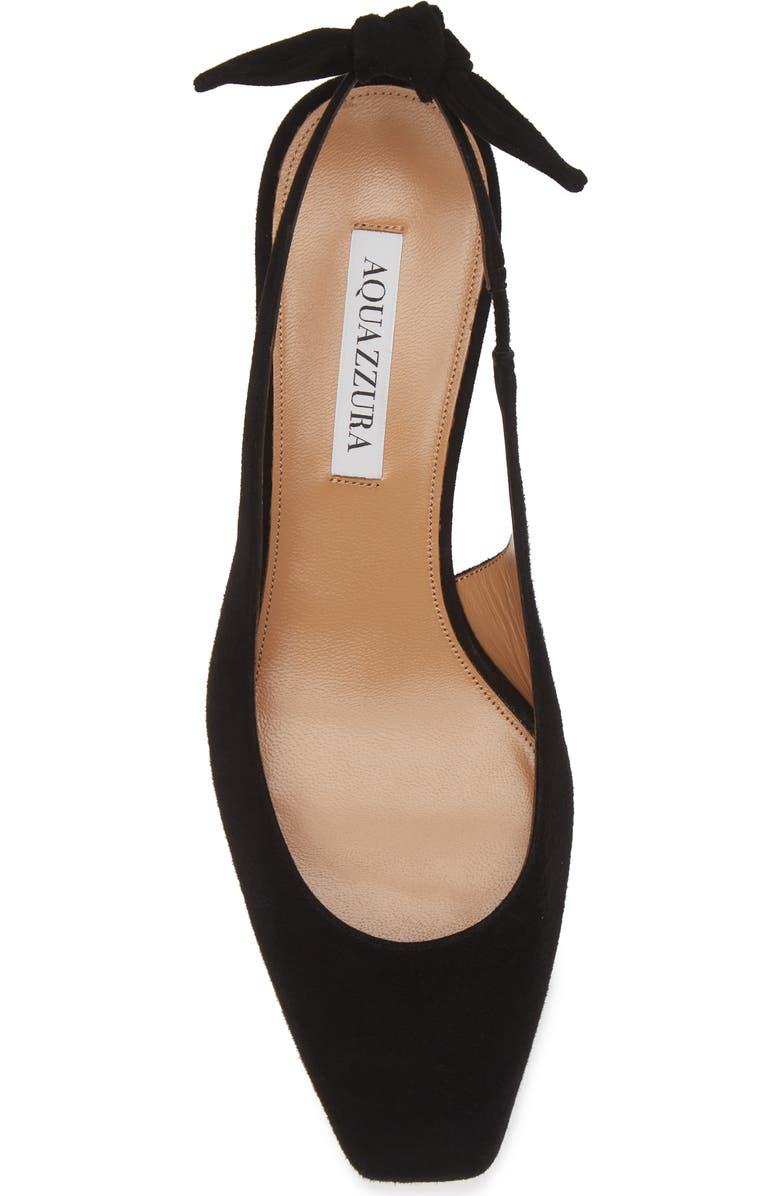 Aquazzura Very Bow Tie Slingback Pump, Alternate, color,