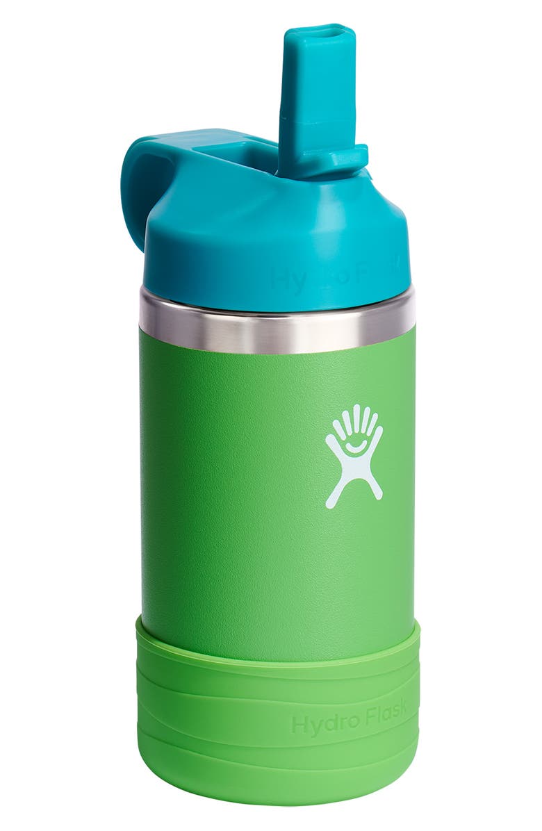 Hydro Flask Kids' 12-Ounce Wide Mouth Straw Cap Water Bottle, Alternate, color, 