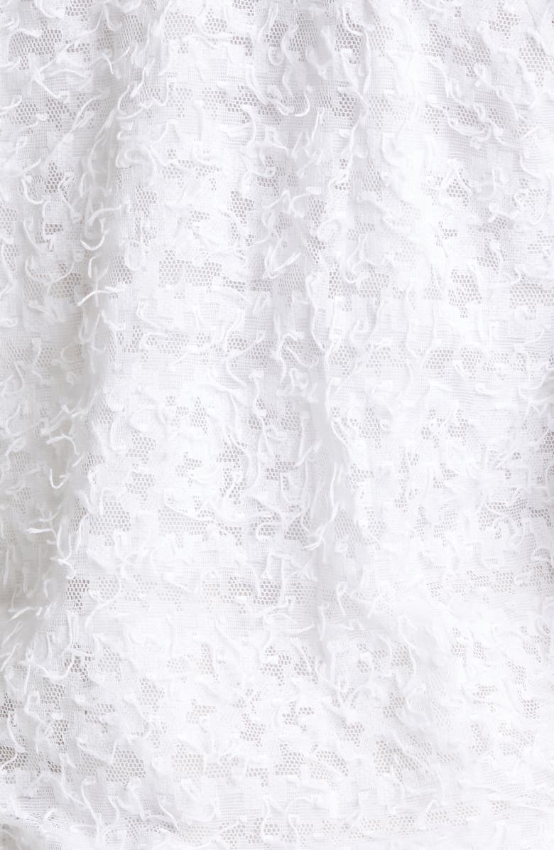 KOBI HALPERIN Textured Mesh Cotton Blend Blouse, Alternate, color, 