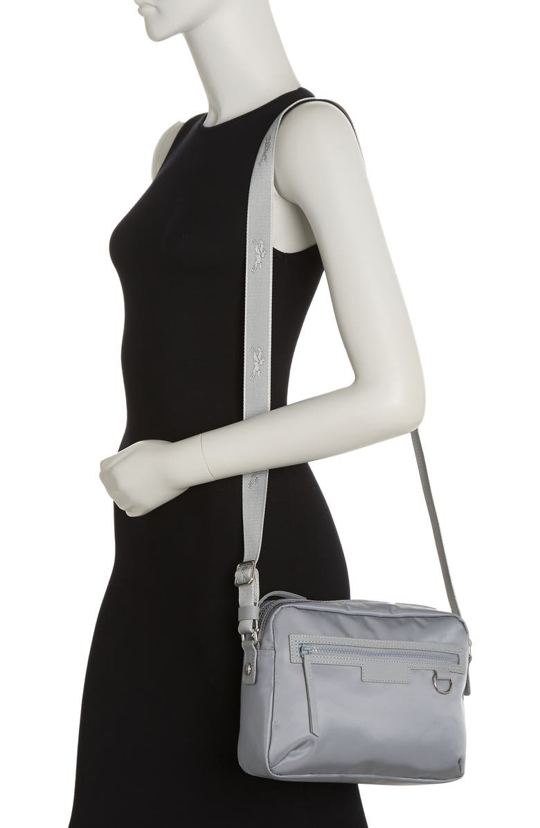 Longchamp Le Pliage Neo Medium Camera Bag, Alternate, color, Cement