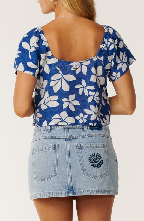 Paraiso Linen Blend Top