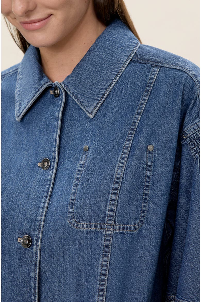 Edith Shirt Jacket, Alternate, color, Edith Indigo