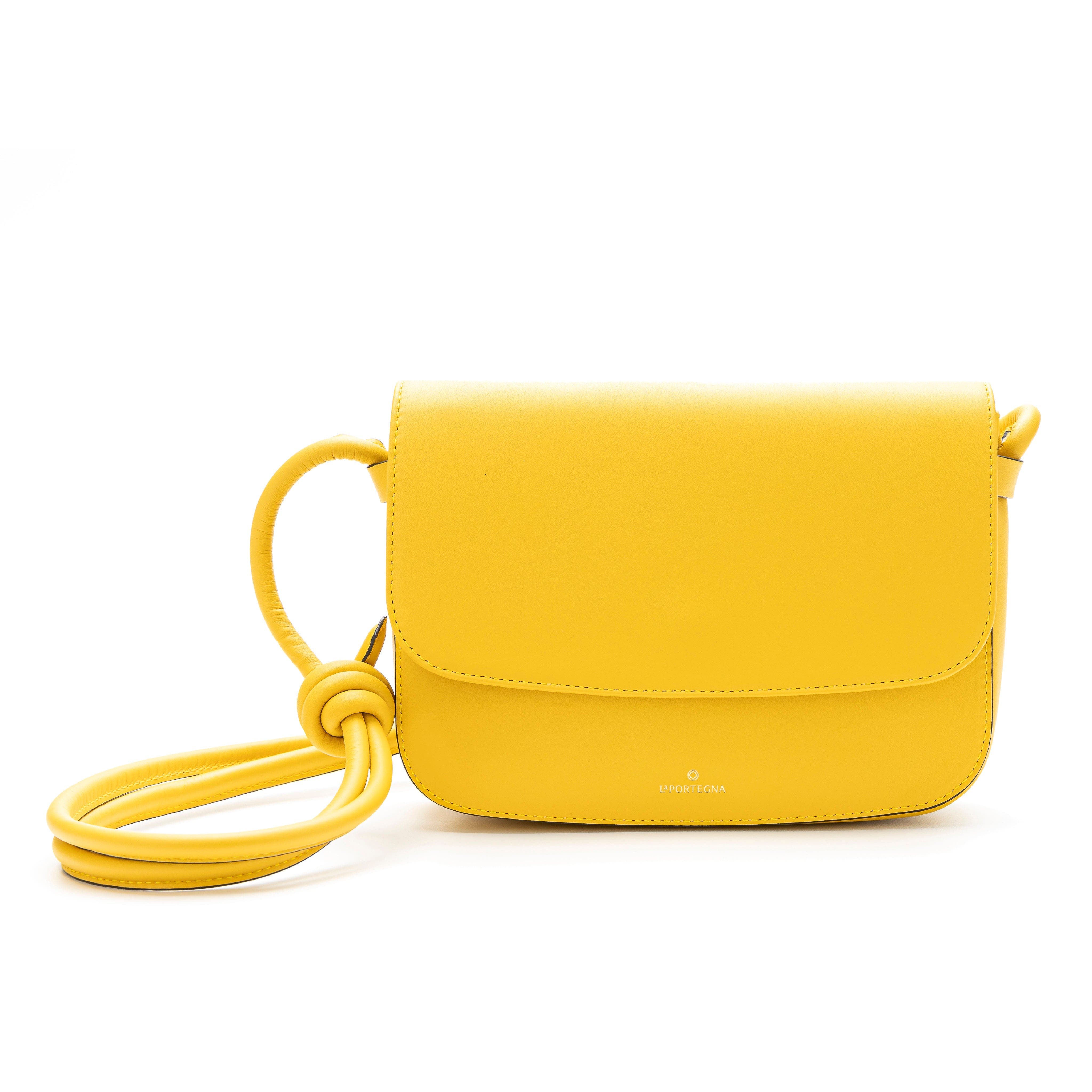 Lucia Shoulder Bag With Sliding Knots, Alternate, color, Yellow