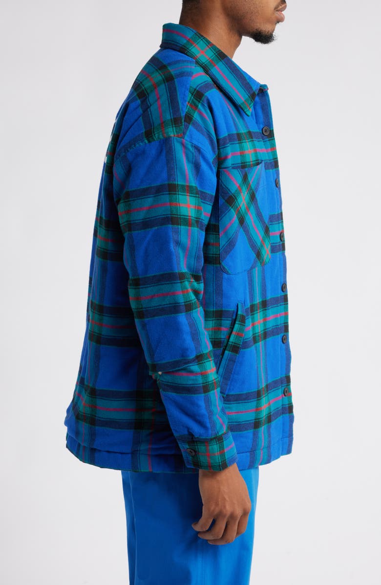 ICECREAM Big Boy Plaid Cotton Flannel Graphic Shacket, Alternate, color, 