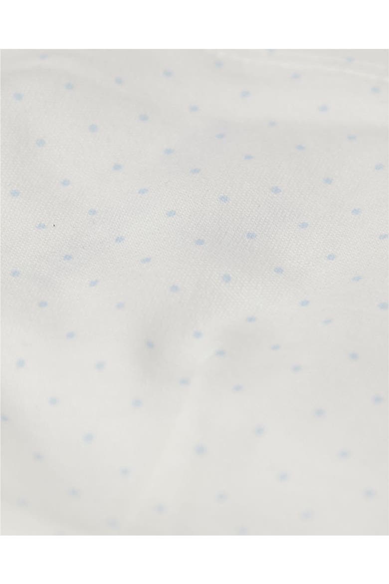 Put A Bow On It Cotton Polka Dot Knit Beanie, Alternate, color, Blue