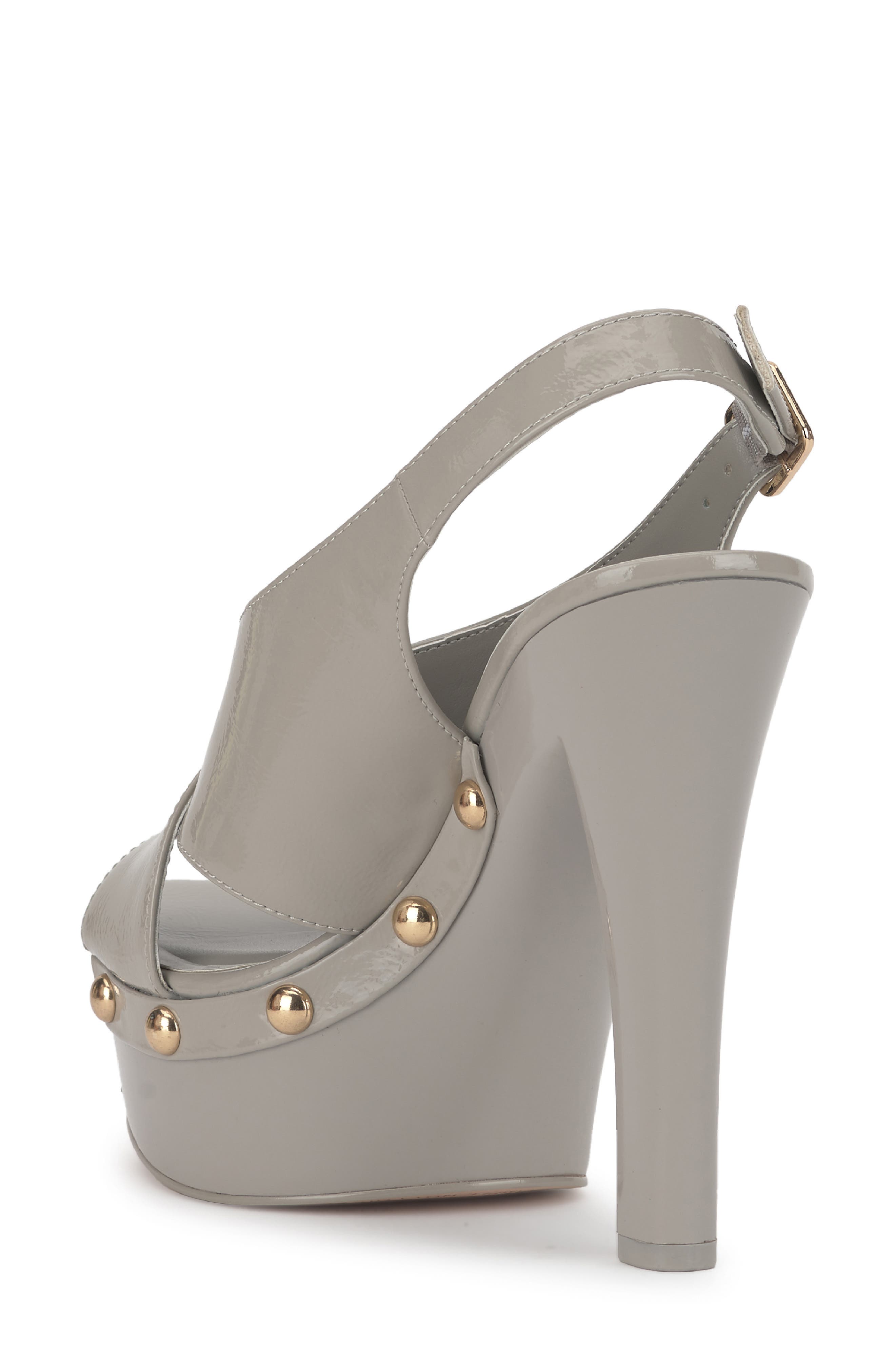 Caulira Platform Sandal, Alternate, color, LIGHT CLOUD
