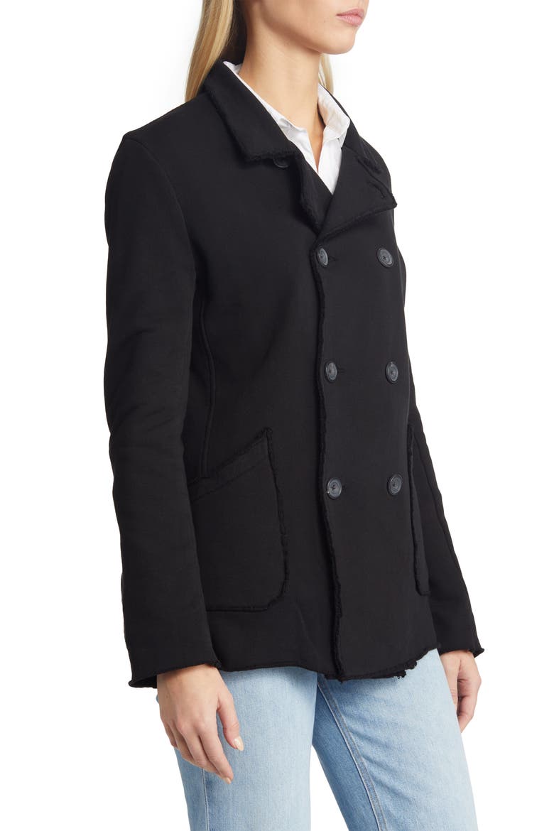 Belfast Peacoat, Alternate, color, BLACK