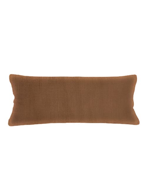 Anaya So Soft Linen Pillow With Down Insert In Caramel