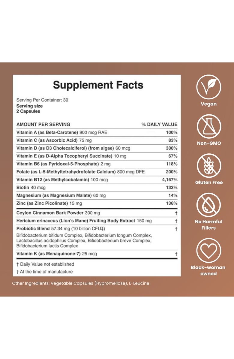 Mela Vitamins Daily Essentials Multivitamin for Women of Color, Alternate, color, Peachy Coral