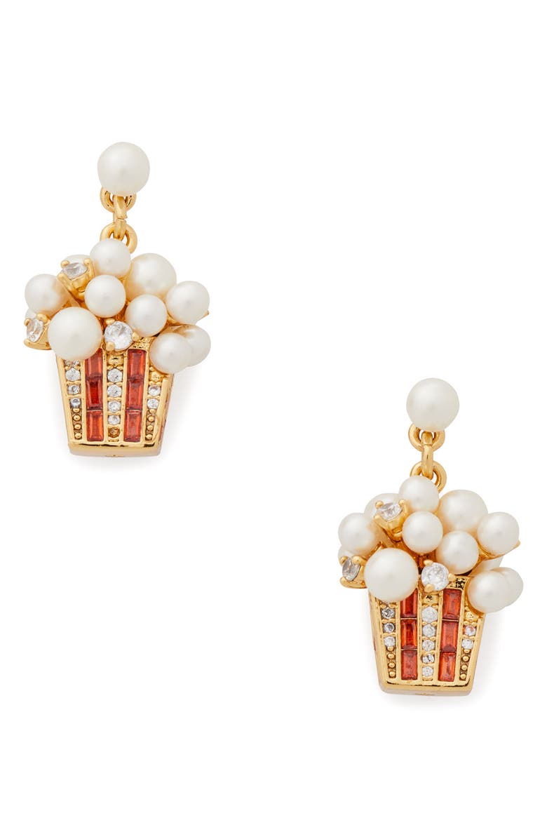 Kate Spade New York popcorn drop earrings, Main, color,