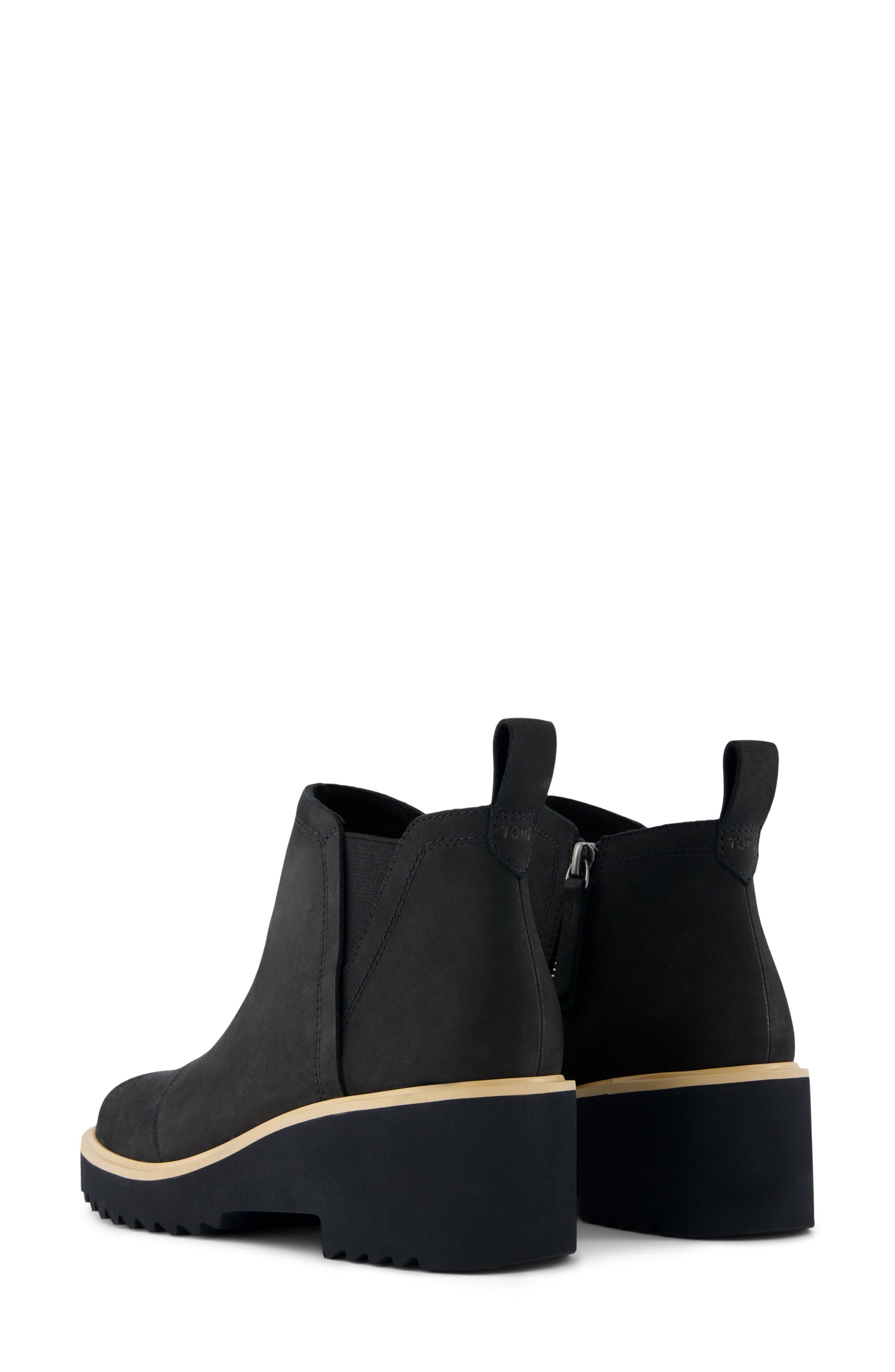 Maude Wedge Bootie, Alternate, color, BLACK