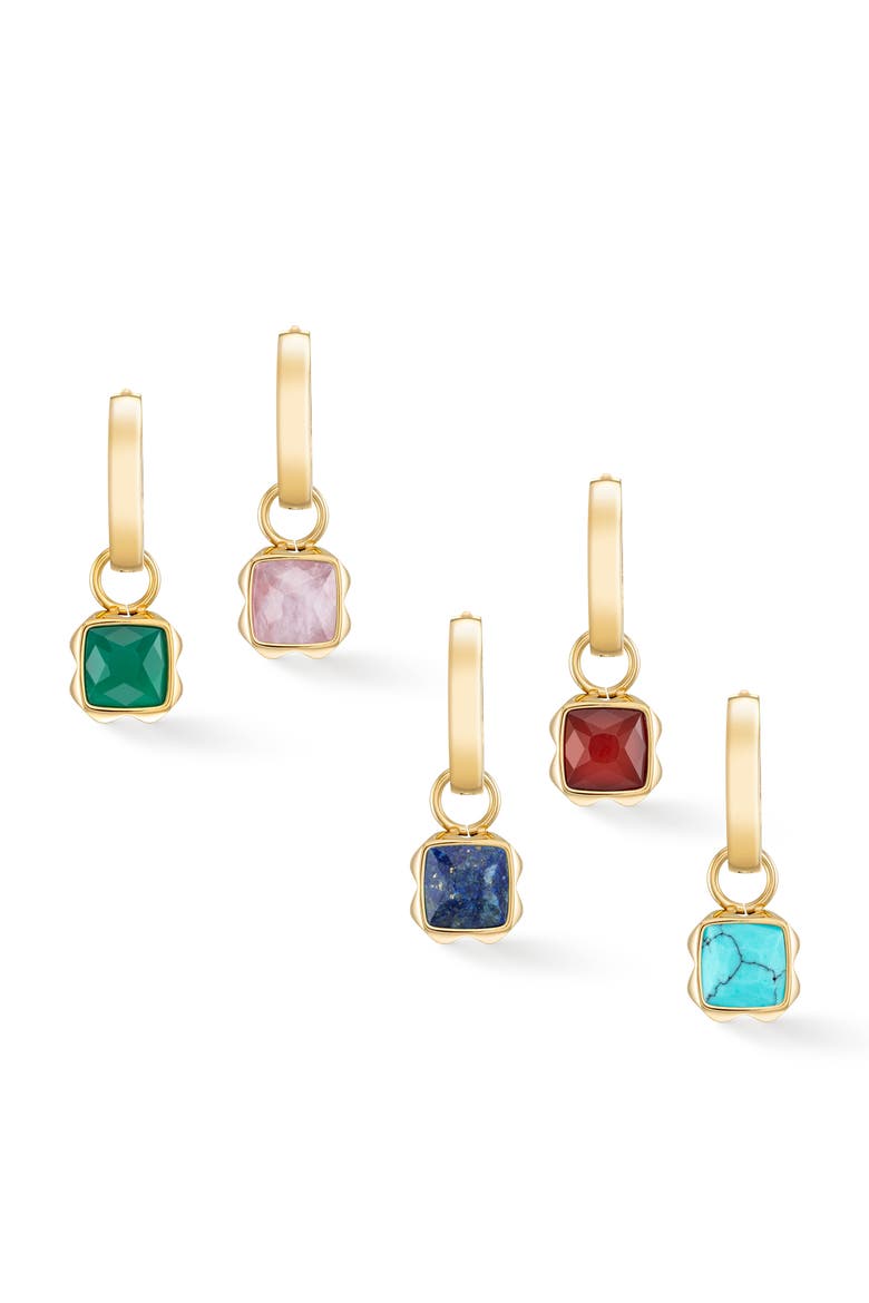 Creole Classic 16 Earrings, Alternate, color, Gold