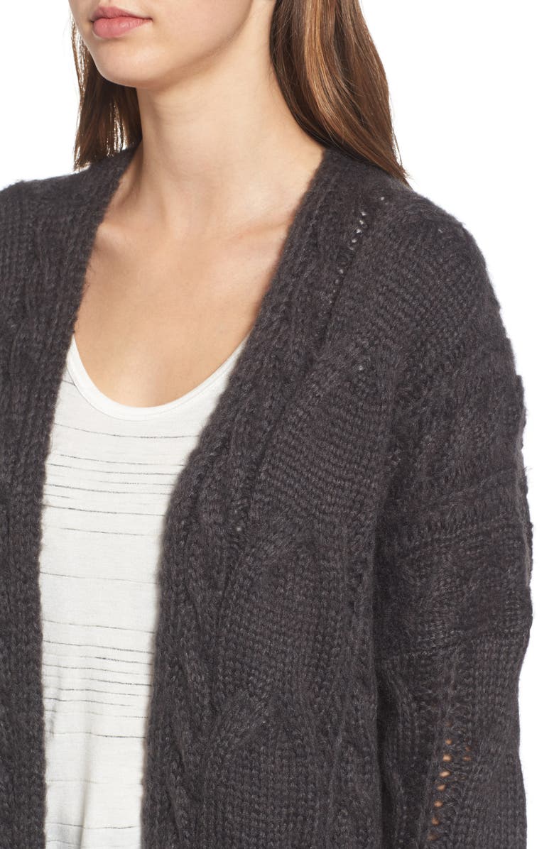 BP. Cable Knit Cardigan, Alternate, color, 