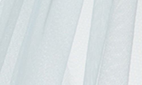 Black Bow Veil Sheer Robe In Something Blue