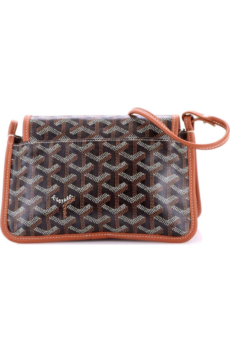 Pre-Owned Goyard Plumet Clutch Wallet Coated Canvas, Alternate, color, Brown