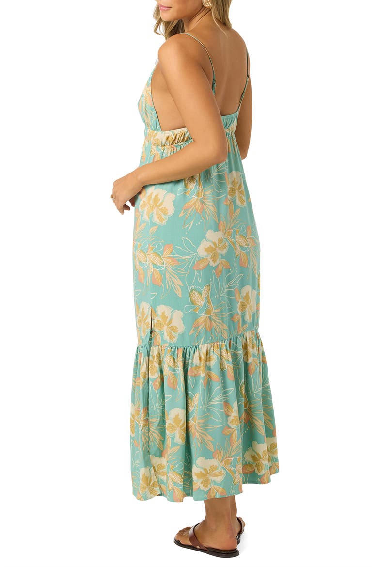 Julez Tiki Cover-Up Sundress, Alternate, color, GREEN