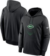 Nike Men's Nike Black New York Jets Icon Performance Pullover Hoodie