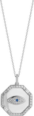 SPHERA MILANO CZ Evil Eye Pendant Necklace