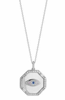 SPHERA MILANO CZ Evil Eye Pendant Necklace