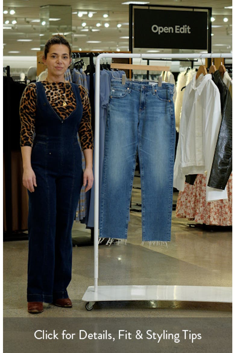 The Boyfriend Mid Rise Straight Leg Jeans video