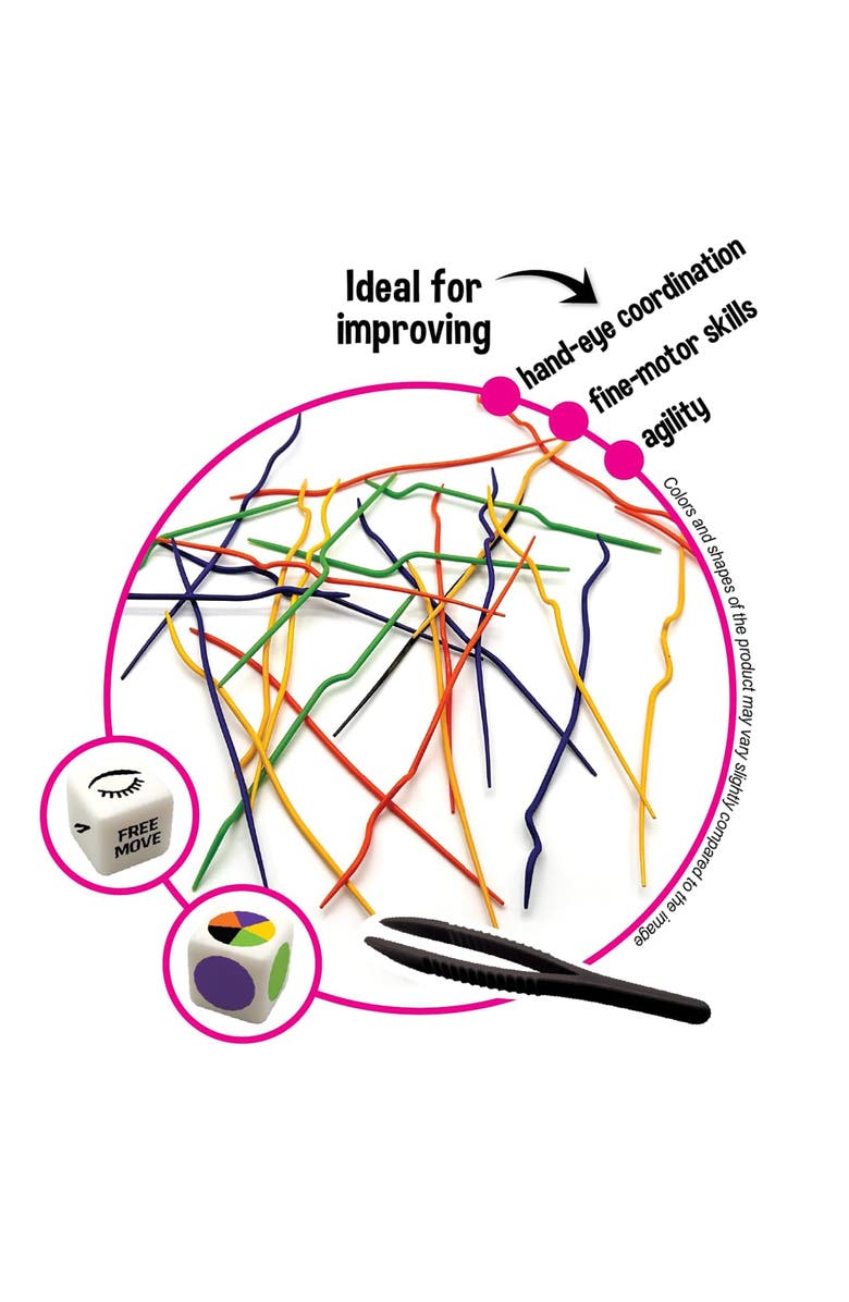 RandomLine of Creative Things Squiggle Sticks Pickup Sticks Game, 6+, Alternate, color, Multicolored
