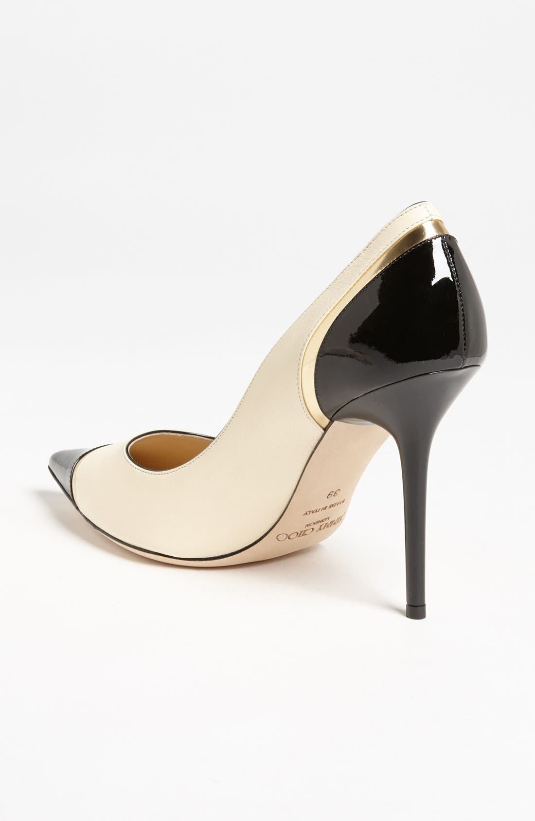 Jimmy Choo 'Lumina' Cap Toe Pump, Alternate, color, 