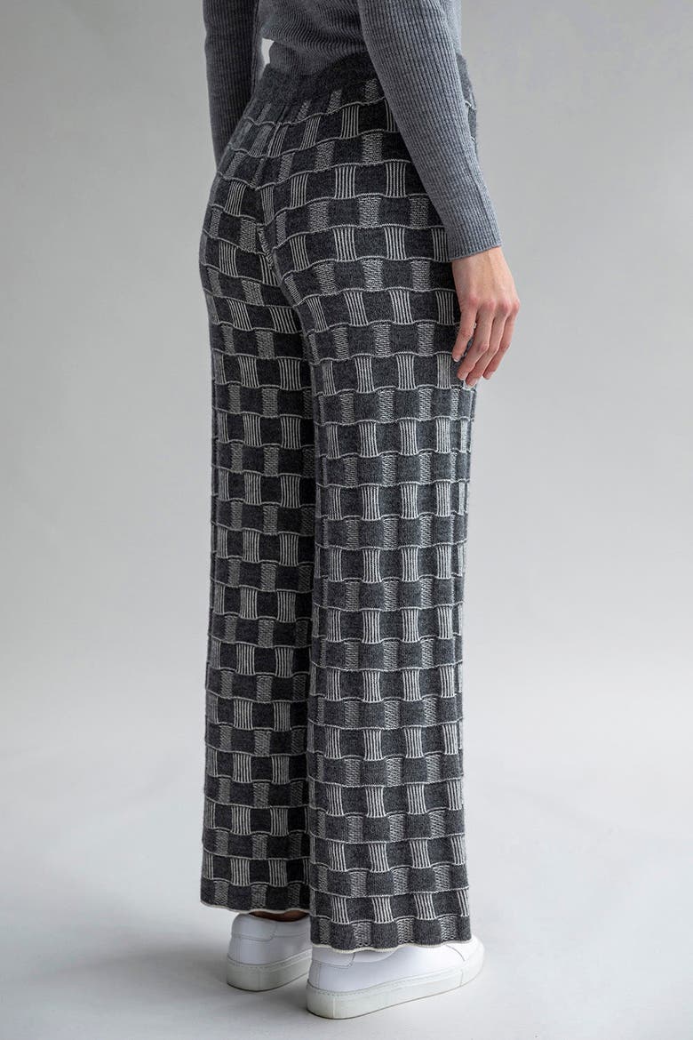 Zoe Trousers, Alternate, color, GREY IVORY