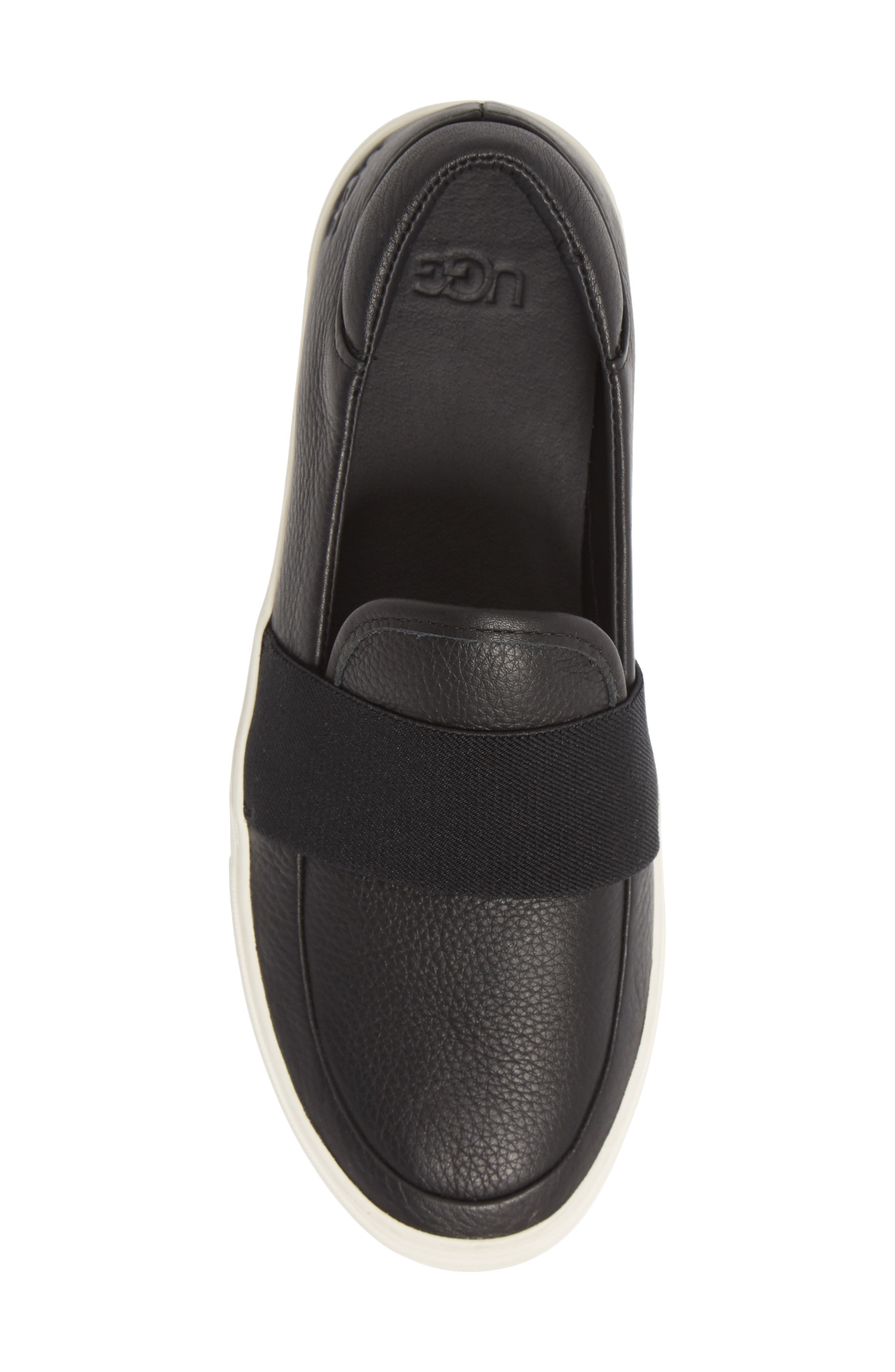 Chayze Platform Sneaker, Alternate, color, BLACK LEATHER