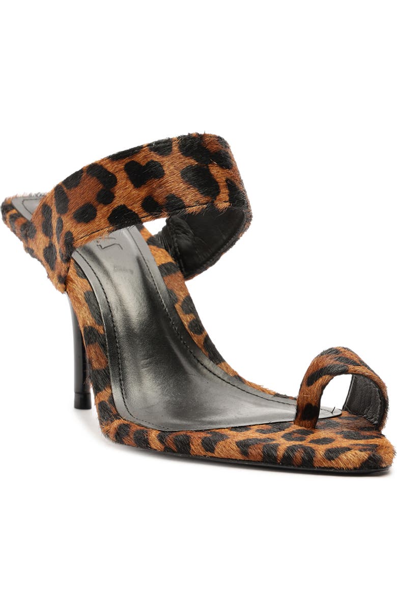 Schutz Melina Pointed Toe Slide Sandal, Main, color, Leopard