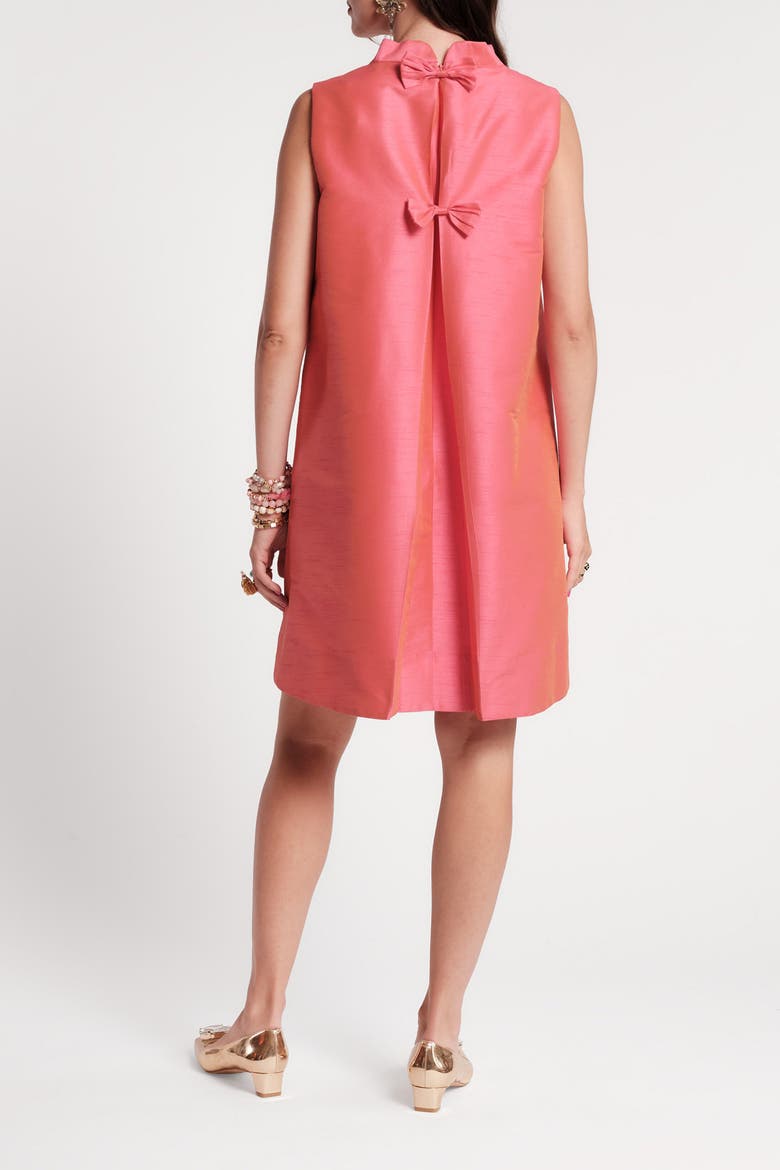 Diplomat Mini Dress Sleeveless, Alternate, color, Coral