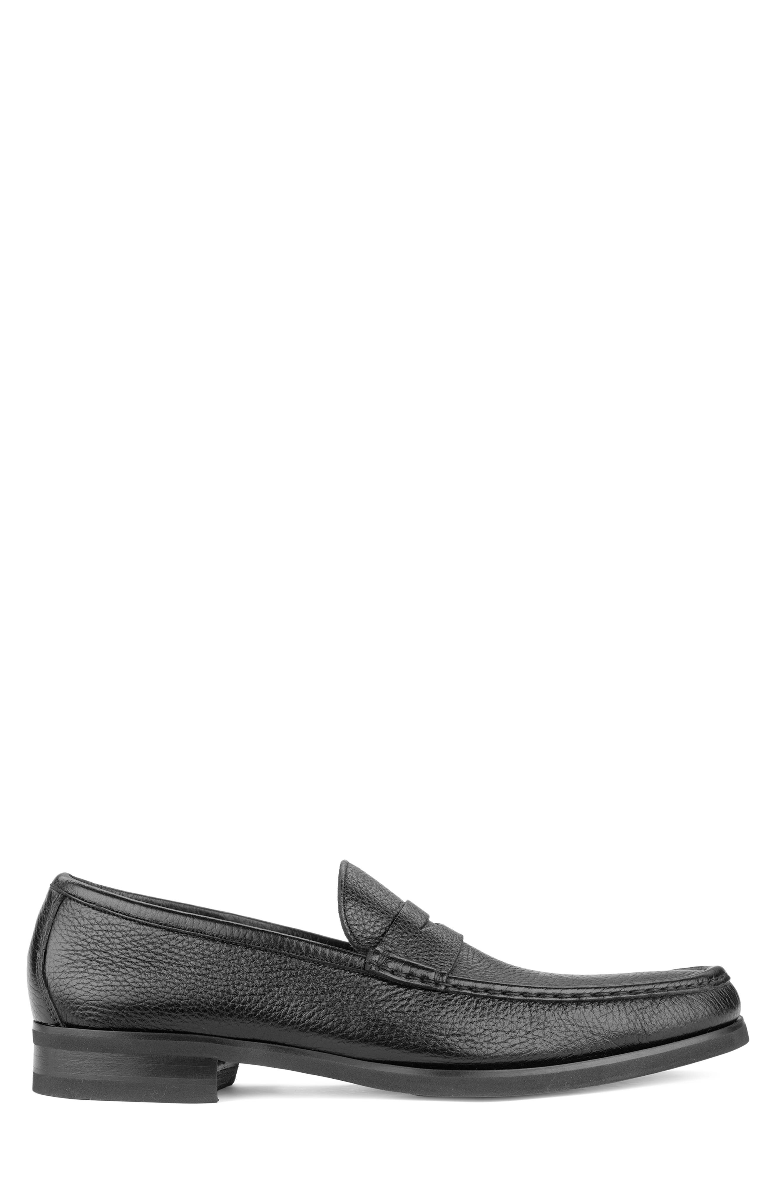 Pernell Penny Loafer, Alternate, color, BLACK