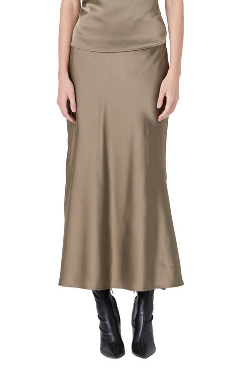 Women's Satin Maxi Skirts | Nordstrom