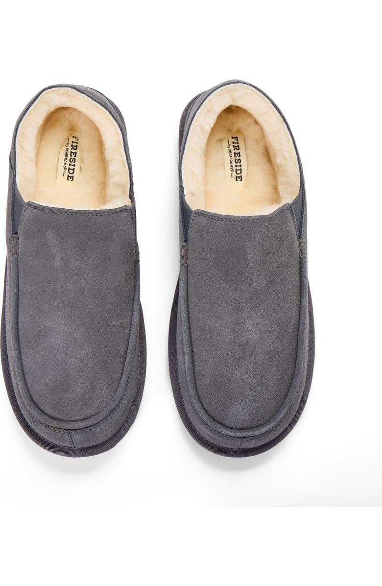 Dearfoams Fireside Shepparton Water Repellent Loafer, Alternate, color, Grey
