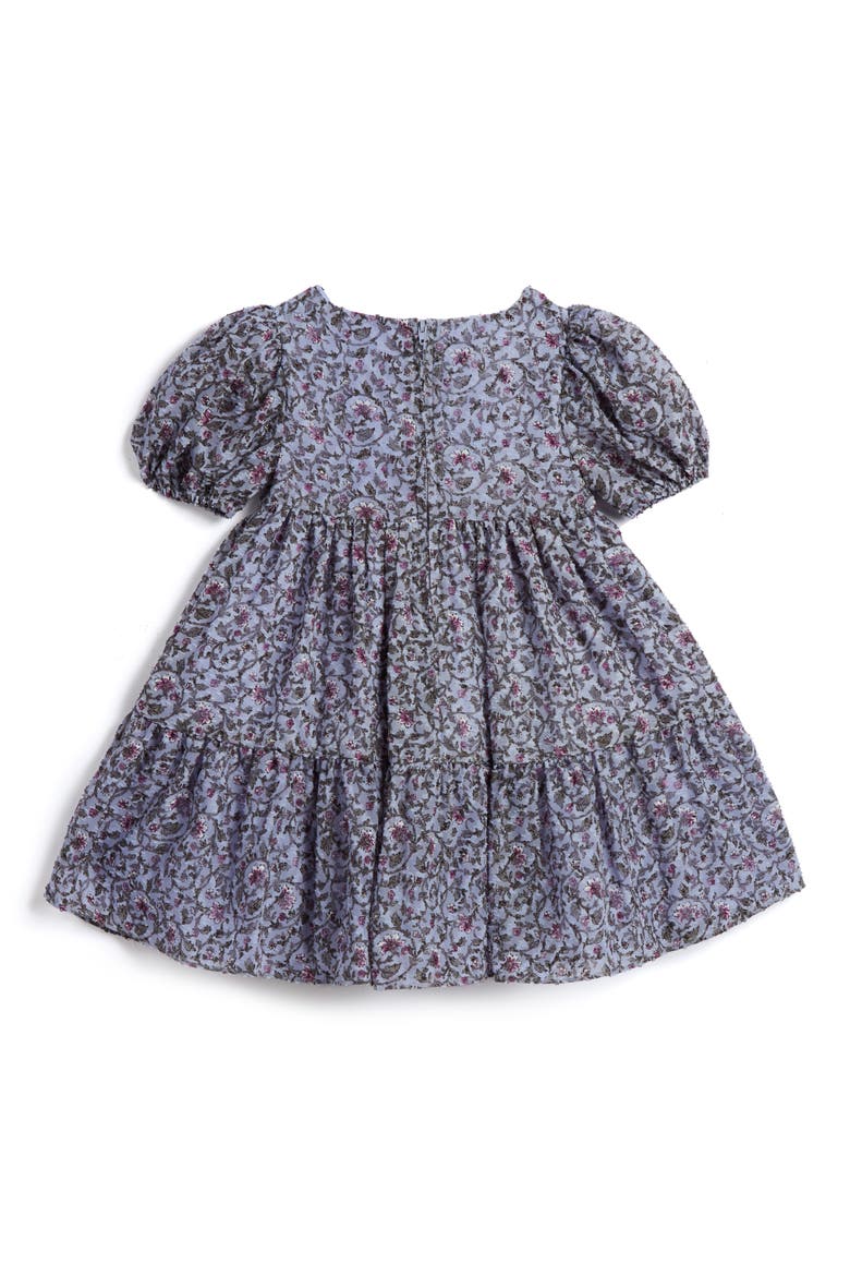 Boho Print Dress & Bloomers, Alternate, color, BLUE/ WHITE