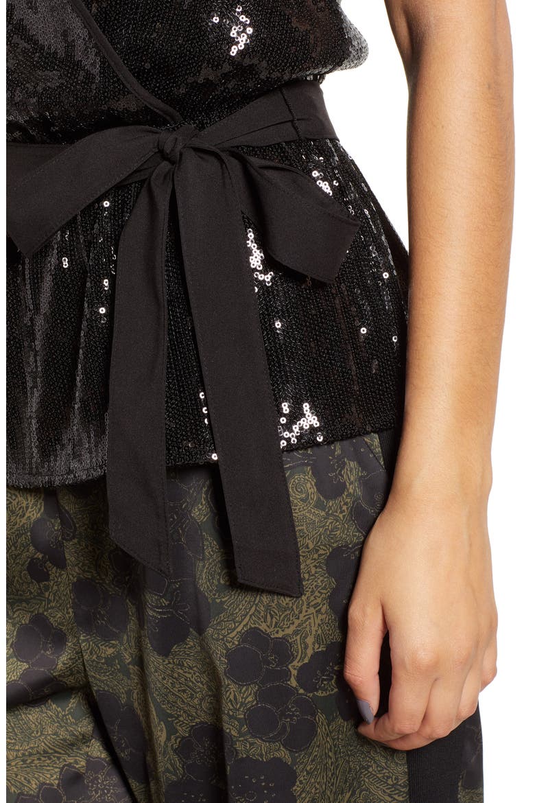 Sequin Camisole, Alternate, color, BLACK SEQUINS