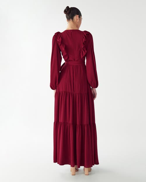 Willa Tylah Maxi Dress In Red