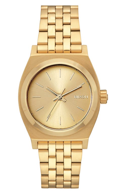 Nixon Time Teller Bracelet Watch, 31mm in Gold 