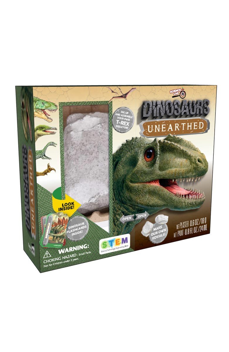 Science Lab Dinosaurs Unearthed Kit Dive Into The Prehistoric World, Main, color,