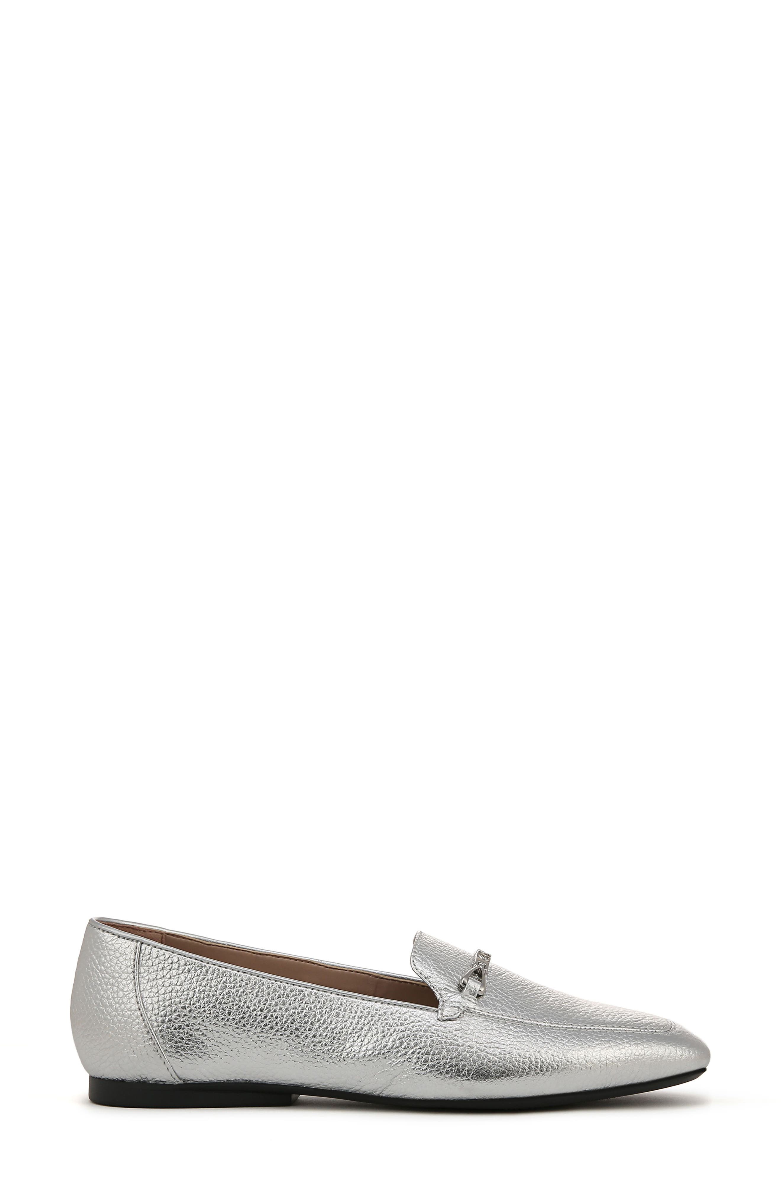 Naturalizer Cecilia Bit Loafer, Alternate, color, Silver