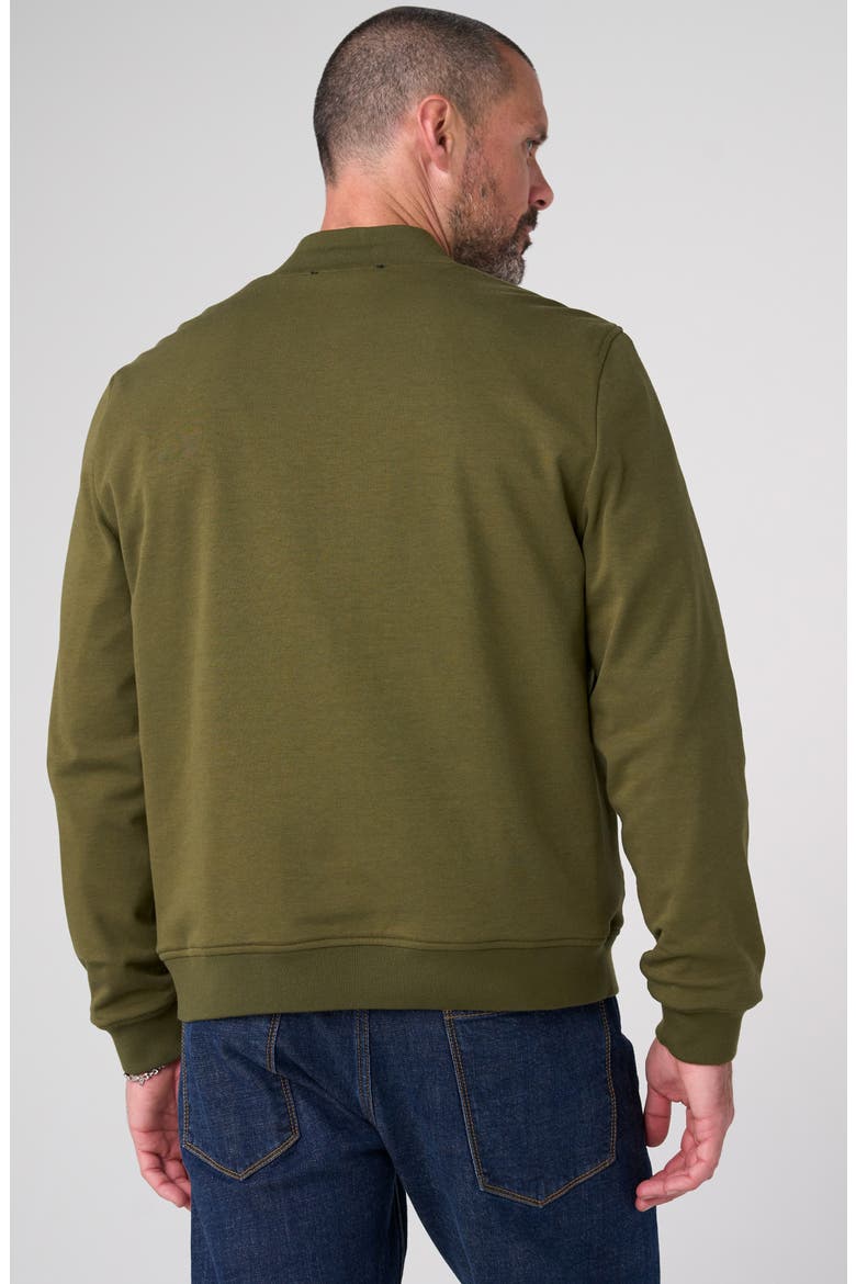 Reversible Bomber Jacket, Alternate, color, BLACK/ OLIVE