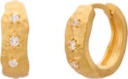 Murkani Cosmic Love Huggie With White Topaz