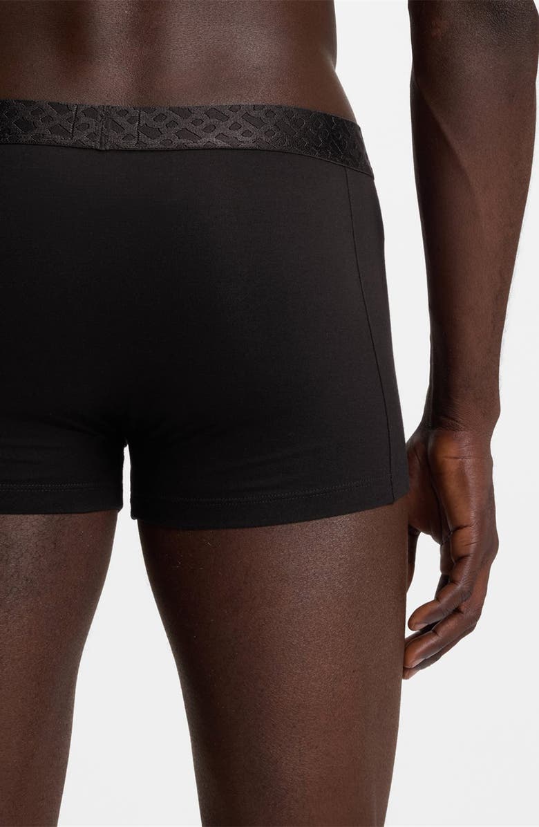 BOSS Assorted 3-Pack Power Stretch Cotton Trunks Gift Box, Alternate, color, Black